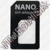 Olcsó nanoSIM to normal SIM adapter plastic *Bulk* (IT9728)